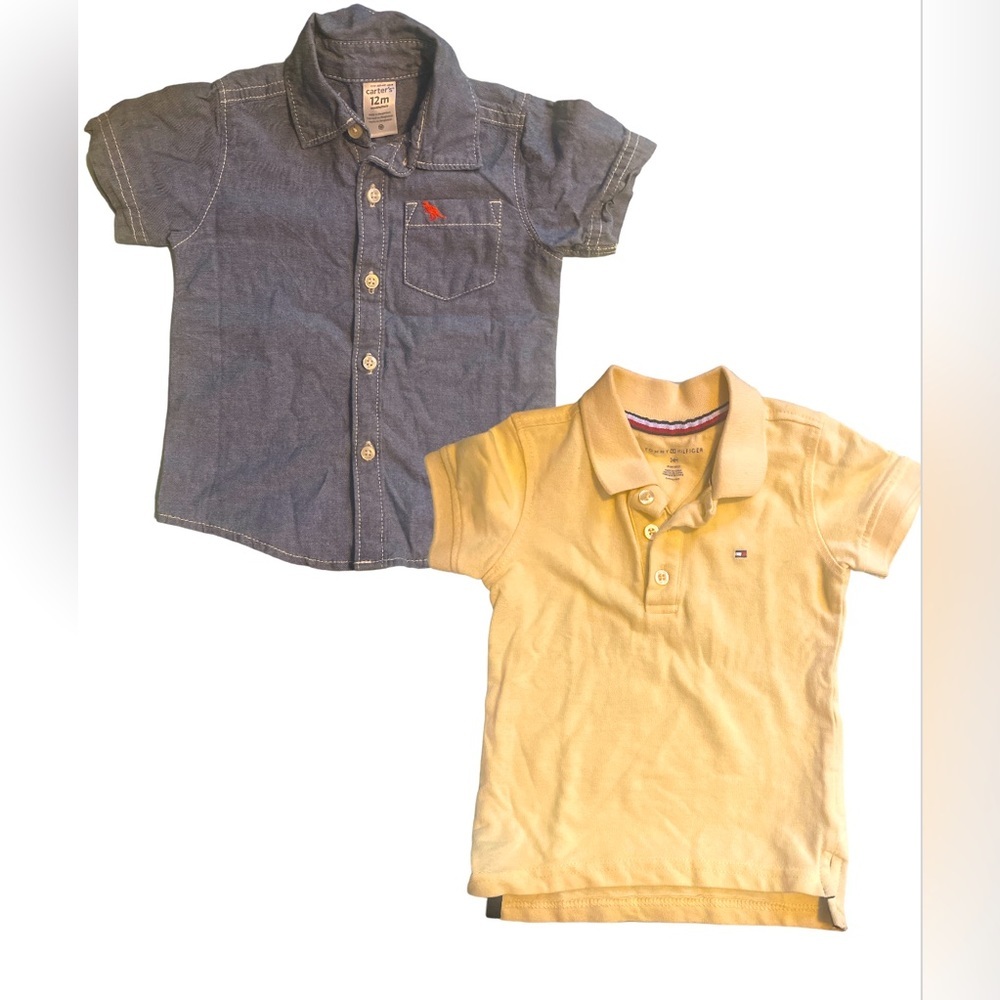 Two pack Toddler button down Shirts - EUC